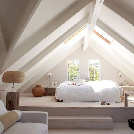 Bedroom in the attic