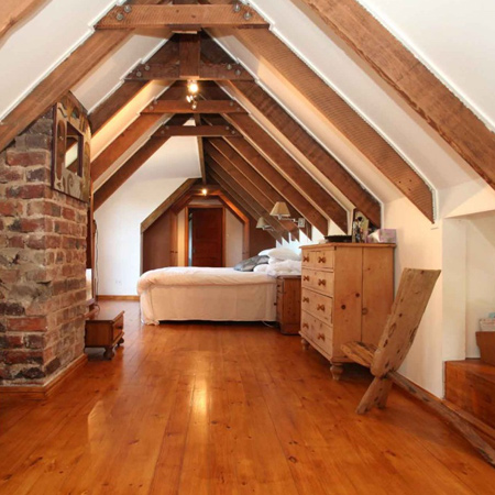 Bedroom in the attic