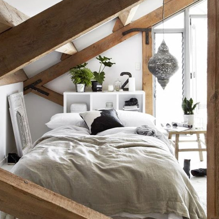 Bedroom in the attic