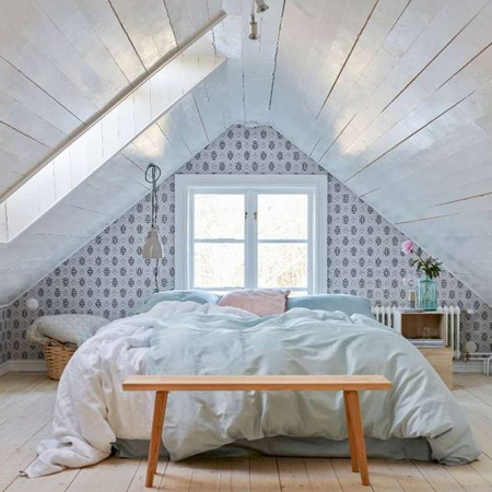 Bedroom in the attic