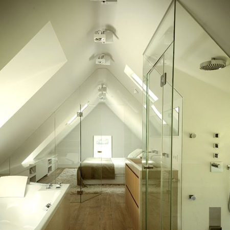 Bedroom in the attic