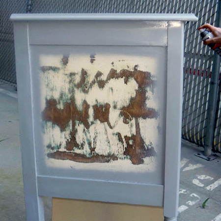 Make a mirrored chest of drawers