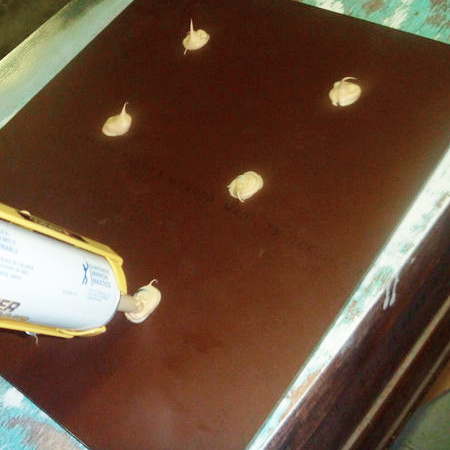 Make a mirrored chest of drawers