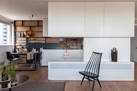 Suburban apartment goes city chic