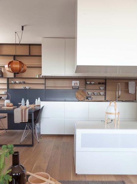 Suburban apartment goes city chic