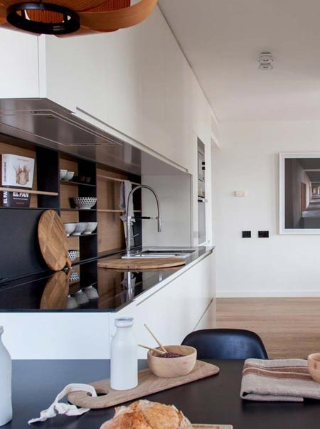 Suburban apartment goes city chic