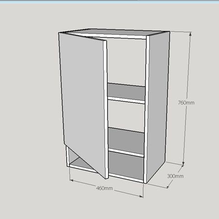 This handy storage cabinet is ideal for a workshop or craft room and is made using 16mm SupaWood that you can have cut to size at your local Builders Warehouse.