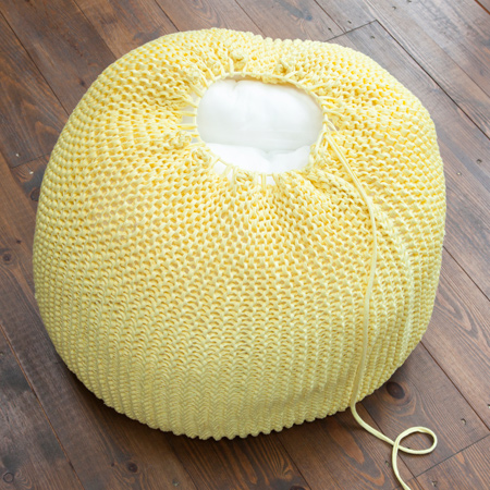 Make a Knitted Pouffe