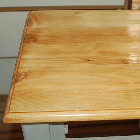 GOOD TO KNOW: It is necessary to apply a total of three coats, rubbing down with Woodoc steel wool between the first and second coat. Follow the instructions on the can for proper application.