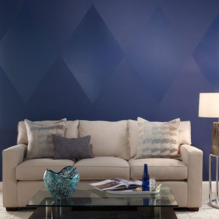 HOME-DZINE | Decorating Tips - Introduce drama without the expense by using a combination of paint finishes