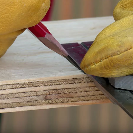 2. Wipe away any excess glue with a rag.