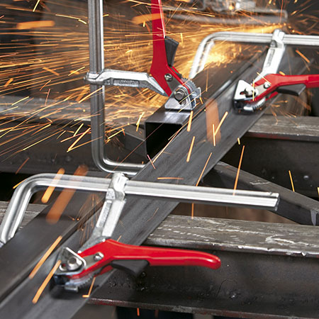 HOME-DZINE | Welding Clamps - The Bessey product series TW is designed to handle all types of steel shapes and sizes
