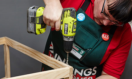 DIY Industrial Style Shelf