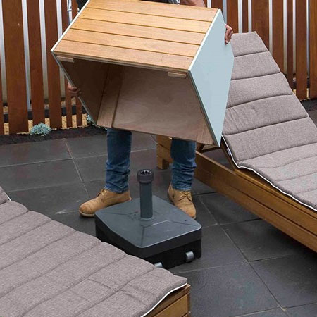 Umbrella Stand Table