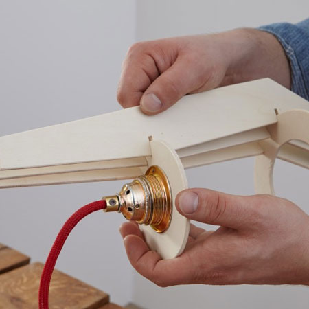 Wooden Pendant Light