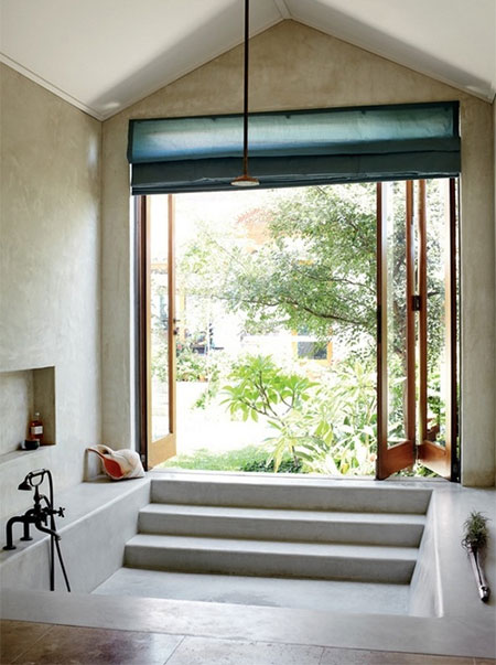 HOME-DZINE | Cement Finishes - We all wish we could afford to buy our dream home immediately, but this isn't always the case. Sometimes you have to start off by buying a home that needs some TLC, and the bathroom is going to be top of the list for a renovation.
