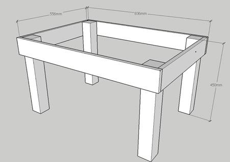 Coffee Table with storage compartment