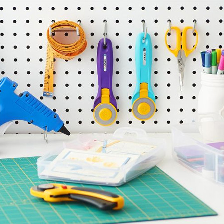 An organised craft room