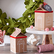 The house of christmas present HOME DZINE | Holiday and seasonal crafts and projects