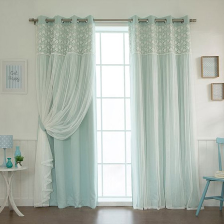 HOME-DZINE | Window Treatments - Choosing a curtain rod or pole