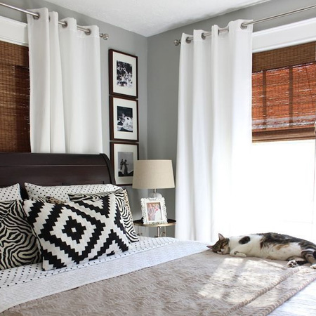 HOME-DZINE | Window Treatments - Choosing a curtain rod or pole