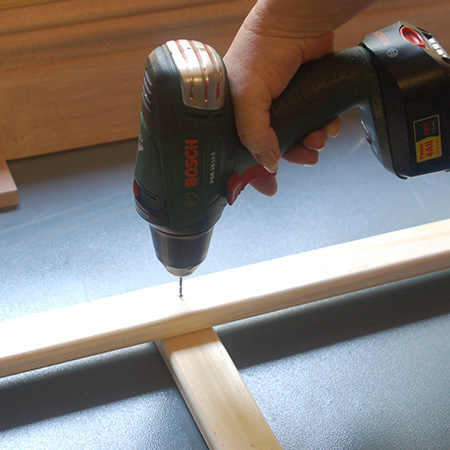 Pallet wood or pine headboard