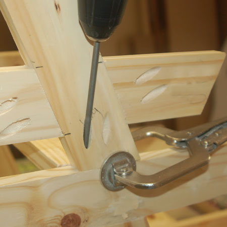 DIY Futon Sleeper Couch - secure back