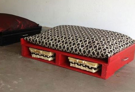 Bed and Bowl Stand in One