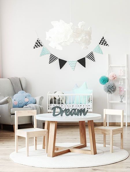 HOME-DZINE | Childrens Furniture - Design-A-Bed childrens table and chairs in natural waxed pine