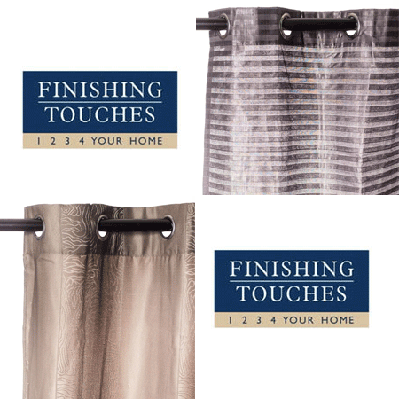 Finishing Touches ready made curtain