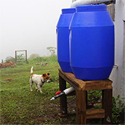 DIY rainwater harvesting system