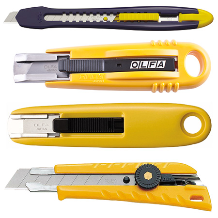 Olfa eco-friendly cutters made from recycled material