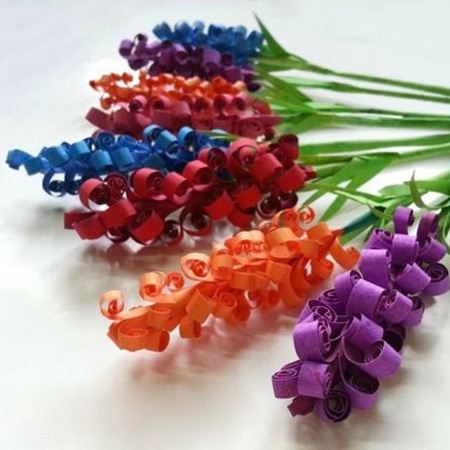 HOME-DZINE | Paper Flowers - Use coloured paper to make a bunch of everlasting Spring flowers to brighten up your home.