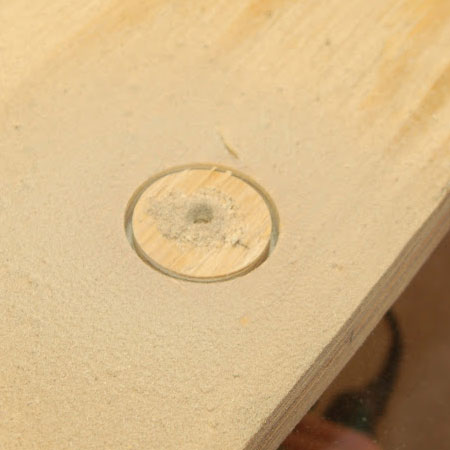 DIY Garden Gate drill out lock
