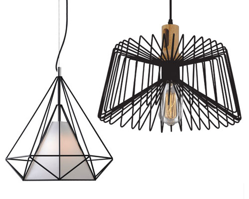 DIAMOND and GENEVA pendants from Spazio lighting