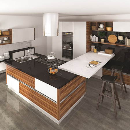 Black Star: A polished black surface embedded with shimmering flakes of glass