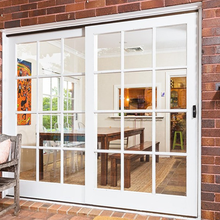 Repair timber sliding door