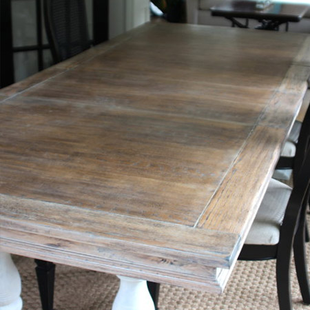 After applying liming wax apply your choice of finishing