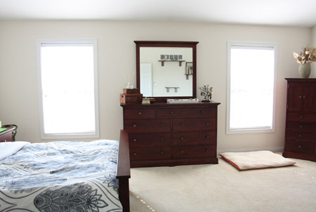 Adding drama to a bedroom