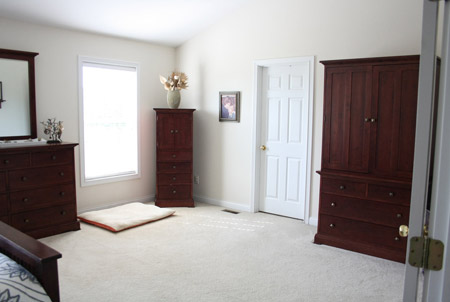 Adding drama to a bedroom