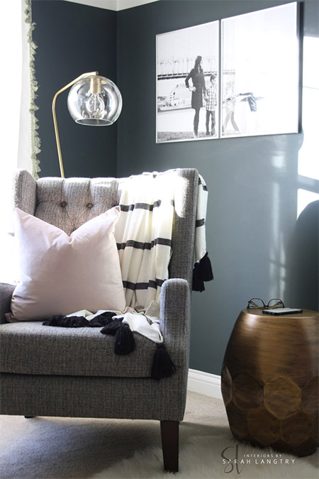 this sunny corner is the place to sit and relax