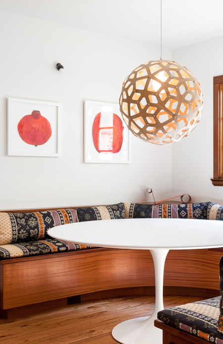 Warm up white interiors