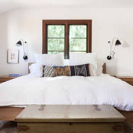 Warm up white interiors