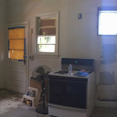 A 100-year old property was remodelled to have it ready for selling.