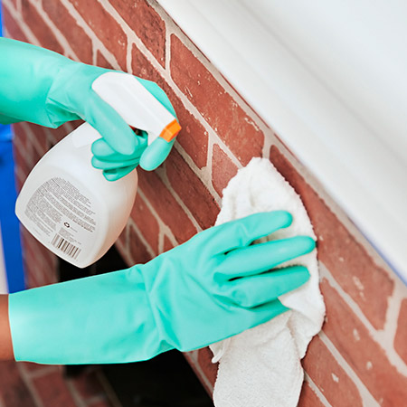 scrub brick work
