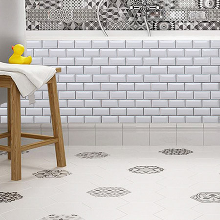 Miniature Porcelain Subway Mosaics