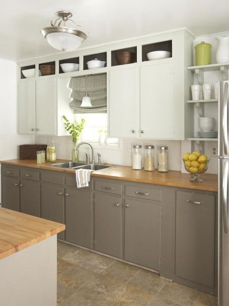 use space on top of kitchen cabinets