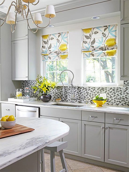 how to add colour to a kitchen