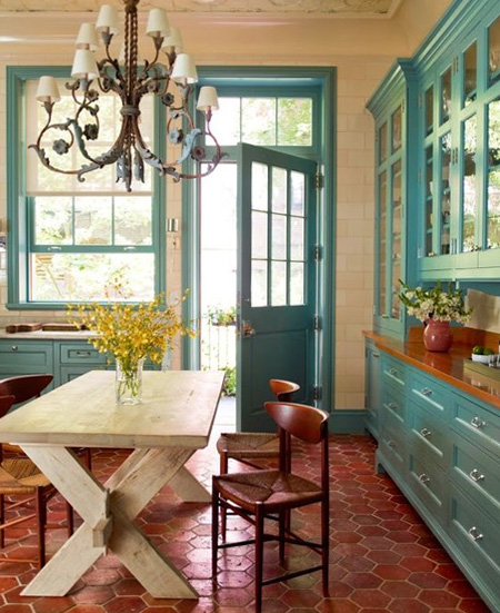 Easy ways to add colour to a kitchen