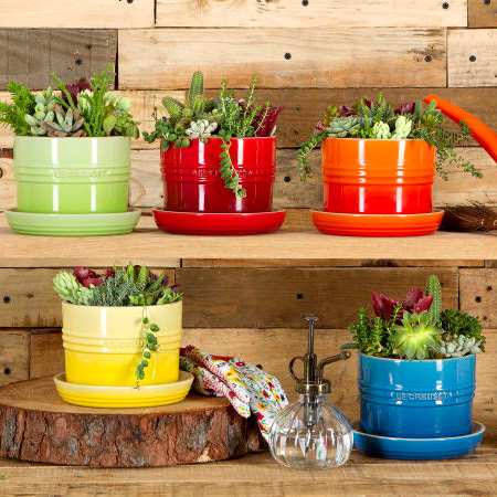 le creuset herb planter